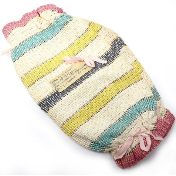 Vintage Dish Cloth Shower House Warming Gift Surprise Twist w Poem - Hey Viv ! - Picture 3 of 5